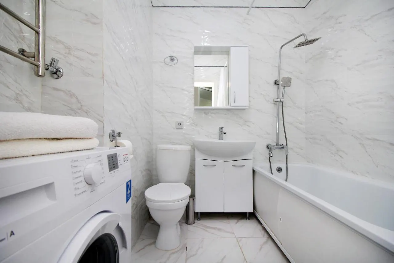 Elif Towers Residence 1Br Great City View & Drinking Water Almaty Apartment